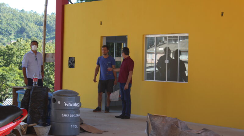 Obra do Posto Avançado do Corpo de Bombeiro Militar em Mondaí segue a todo o vapor