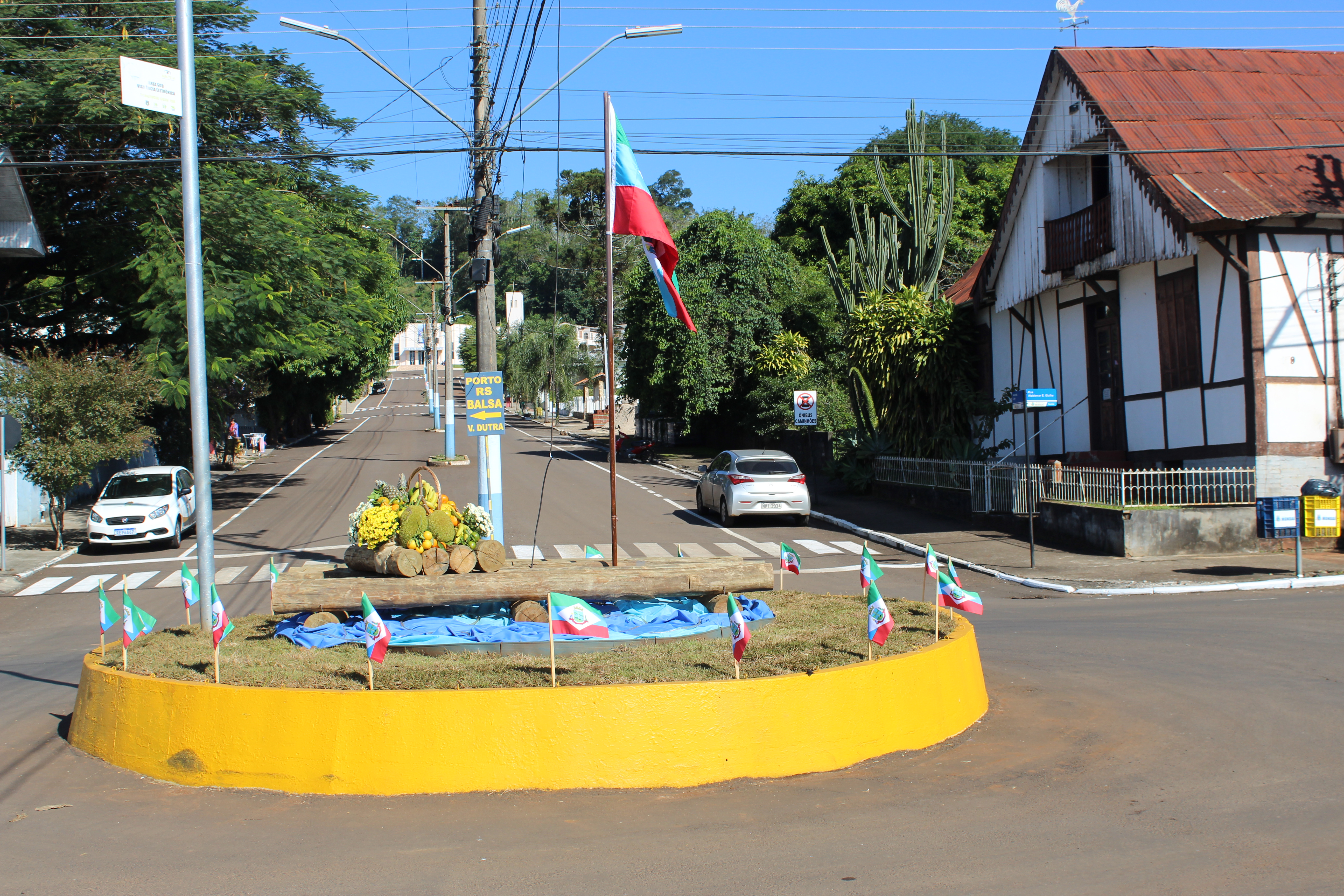 Decoração da Avenida Lajú.