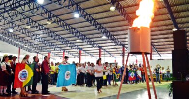 Tocha Olímpica anuncia a abertura da Regional do JASTI