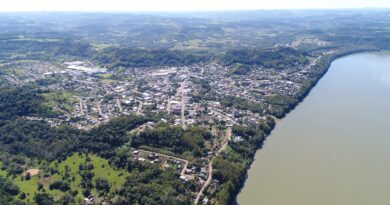 Imagem aérea de Mondaí