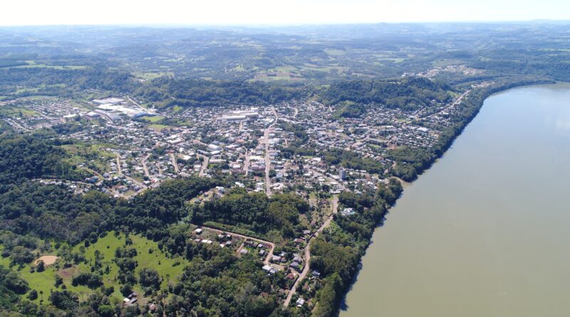 Imagem aérea de Mondaí