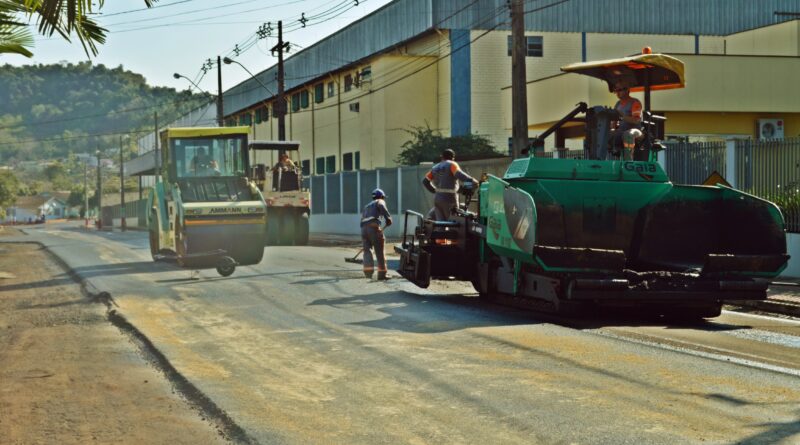 As atividades iniciaram na rua Alegre, realizadas pela empresa, Gaia Rodovias,vencedora da licitação