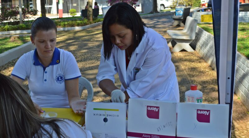 Administração Municipal disponibiliza equipe da saúde para atuar em campanha promovida pelo Leo Clube