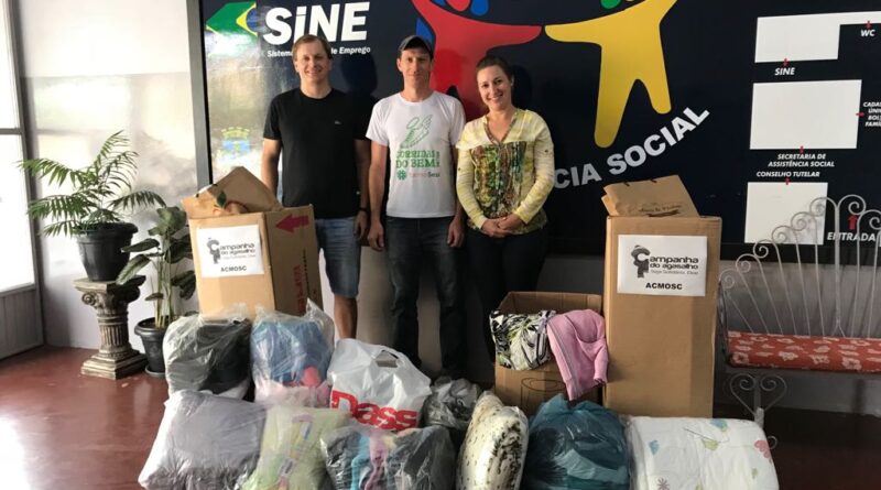 Secretaria de Assistência Social recebe doações de agasalhos e cobertores