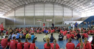 Secretaria Municipal de Esporte realiza encerramento do ano com os alunos das Escolinhas de Vôlei e Futsal