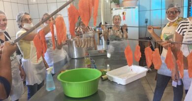 Secretaria Municipal de Assistência Social de Mondaí e SENAR promovem curso de Processamento de Carne de Frango com moradoras da Linha Sanga Forte