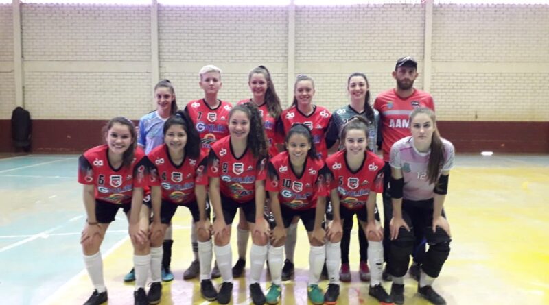 Equipe de Futsal Feminino de Mondaí fica em 4º lugar na fase Regional Oeste dos joguinhos