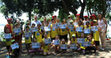 Assistência Social e Companhia de Bombeiro Militar formam 60 novas crianças no “Projeto Golfinho” em Mondaí