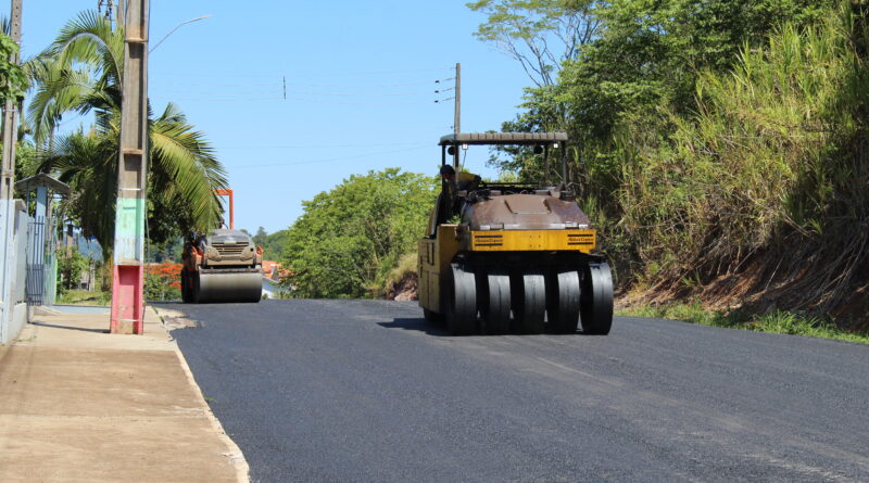 Governo de Mondaí segue realizando obras de Asfaltamento de Ruas